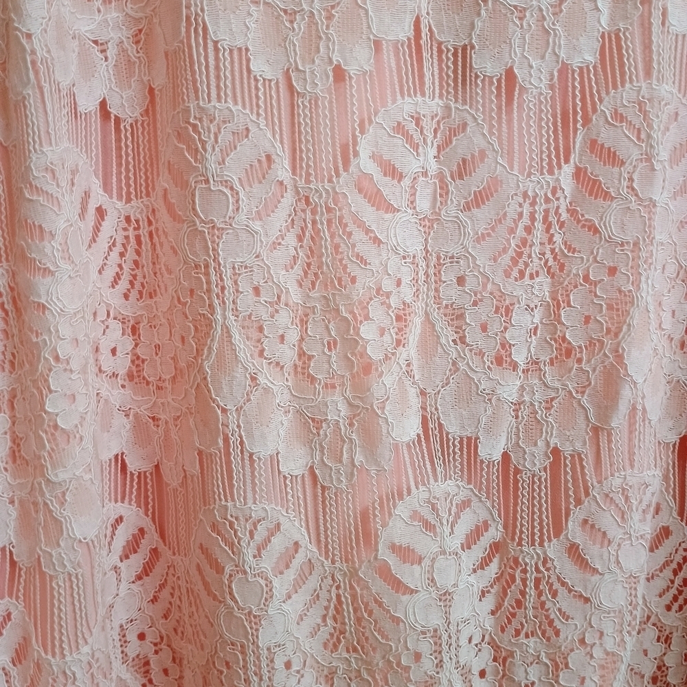 Marc Bouwer Pink Lace Bomber Jacket - Picture 3 of 7